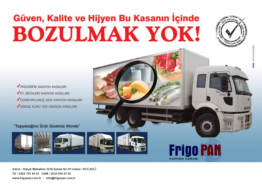 Frigo Kasa Sogutuculu Kasa Adr Li Kasa Adr Kasa Kamyon Kasasi Safkar